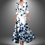 Saffie - Vestido estampado cruzado