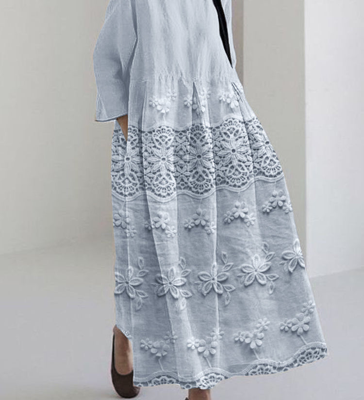 Thalina™ - Vestido con estampado de encaje