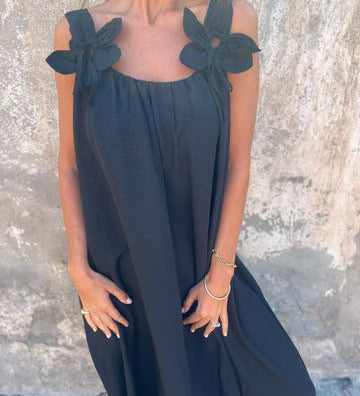 Stacey™ - Vestido floral con escote en U