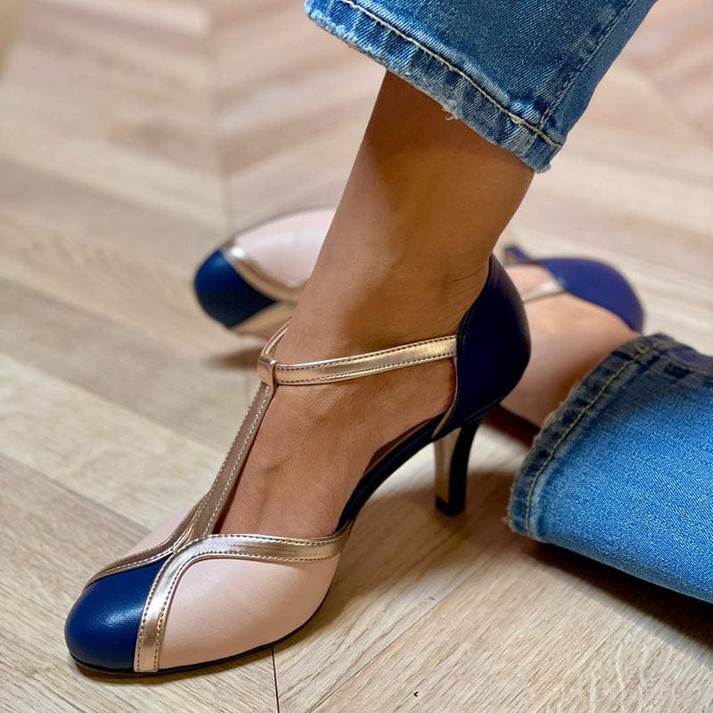 Alessia™ | Zapatillas de T con colores y cómodas con punta redonda