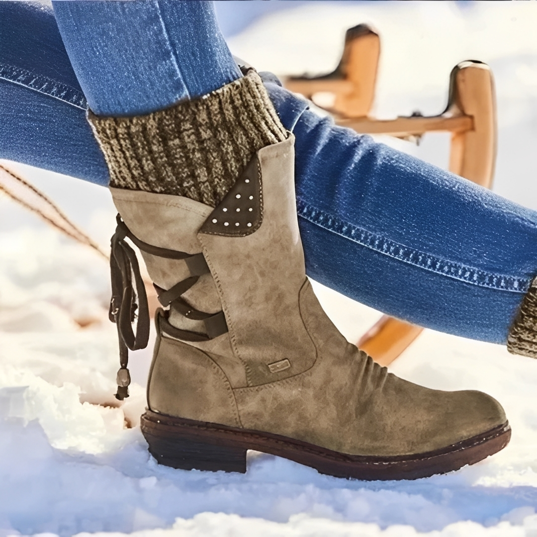Alisonya - Botas de inverno impermeáveis para mulheres