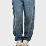Valerie | Jeans holgados con un sutil brillo