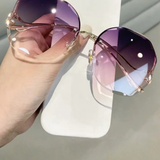Emmeline | Gafas de sol de gran tamaño sin montura para mujer