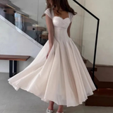 Ottilie | Vestido Midi de Tul con Escote Corazón para Mujeres