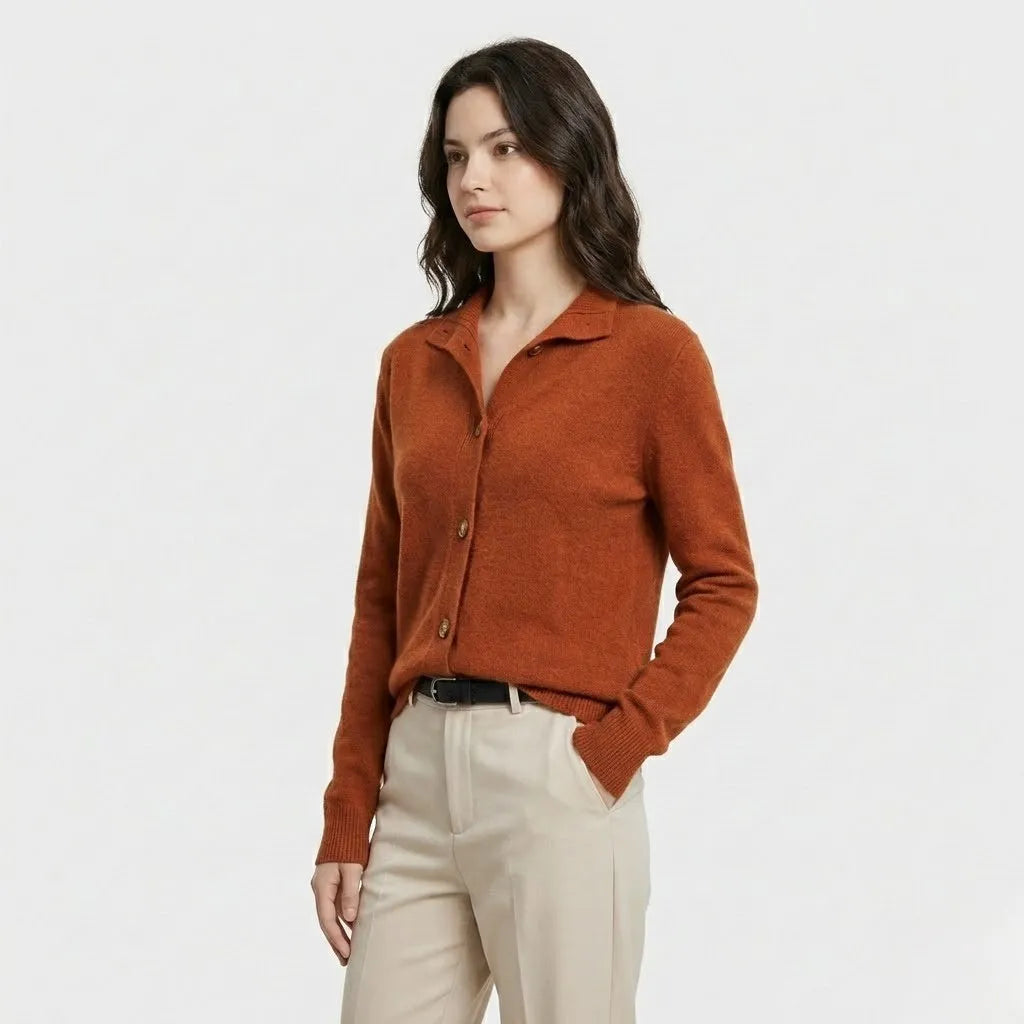 Cárdigan de punto suave | Corte recto | Elegancia atemporal para el día a día