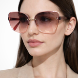 Cordelia | Gafas de Sol Gradientes Cat Eye Sin Montura para Mujeres