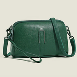 Pella | Bolsa de Hombro Cruzada Compacta Doble Cierre para Mujeres