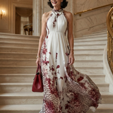 Alejandra™ | Vestido Maxi Plisado
