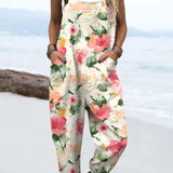 Jūlija | Jeans de Motivo Floral y Elegancia