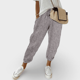 Helga | Pantalones de lino elegantes para el tiempo libre
