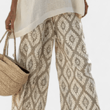 Eduarda | Conjunto boho chic elegante con traje largo y marca