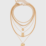 Eveleen | Collar de metal geométrico