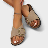Margie | Sandalias de corcho para mujer con diseño de hebilla
