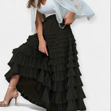 Vilnis | Falda elegante con detalles decorativos de tul