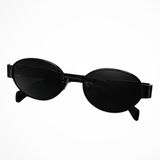 Clarabelle | Gafas de sol ovaladas de metal para mujeres