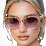 Jamilla | Gafas de Sol Cat Eye para Mujeres con Detalles Dorados