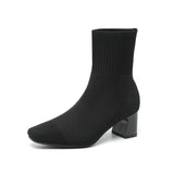 Elisha - Botas casuais quentes com salto para mulheres