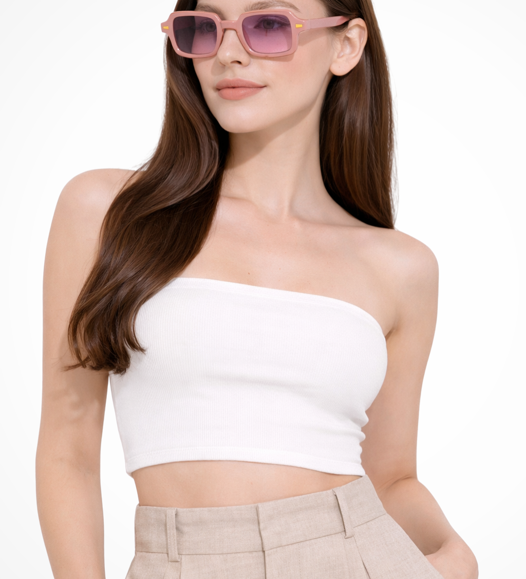Neville | Gafas de Sol Retro Cuadradas para Mujeres