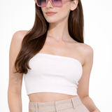 Neville | Gafas de Sol Retro Cuadradas para Mujeres