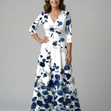 Andrea™ | Vestido Midi con Escote Cruzado