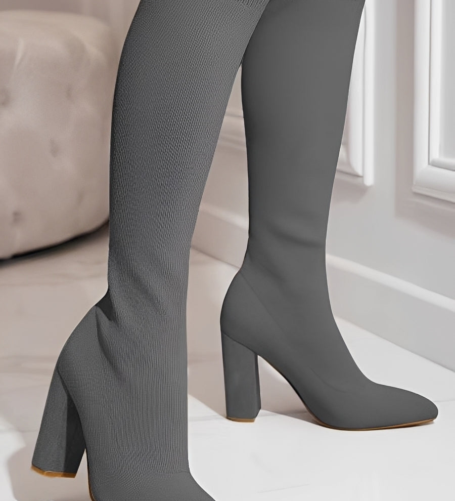 Karina - Botas Estilosas de Salto Alto