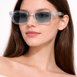 Millicent | Gafas de sol retro para mujeres con montura rectangular