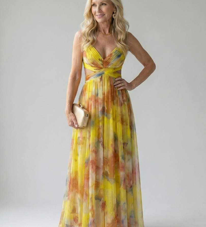Isabella™ | Vestido Maxi Envolvente