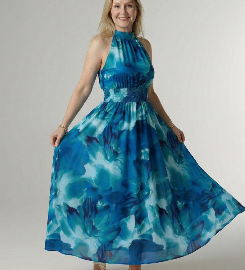 Beatriz™ | Vestido Midi Halter