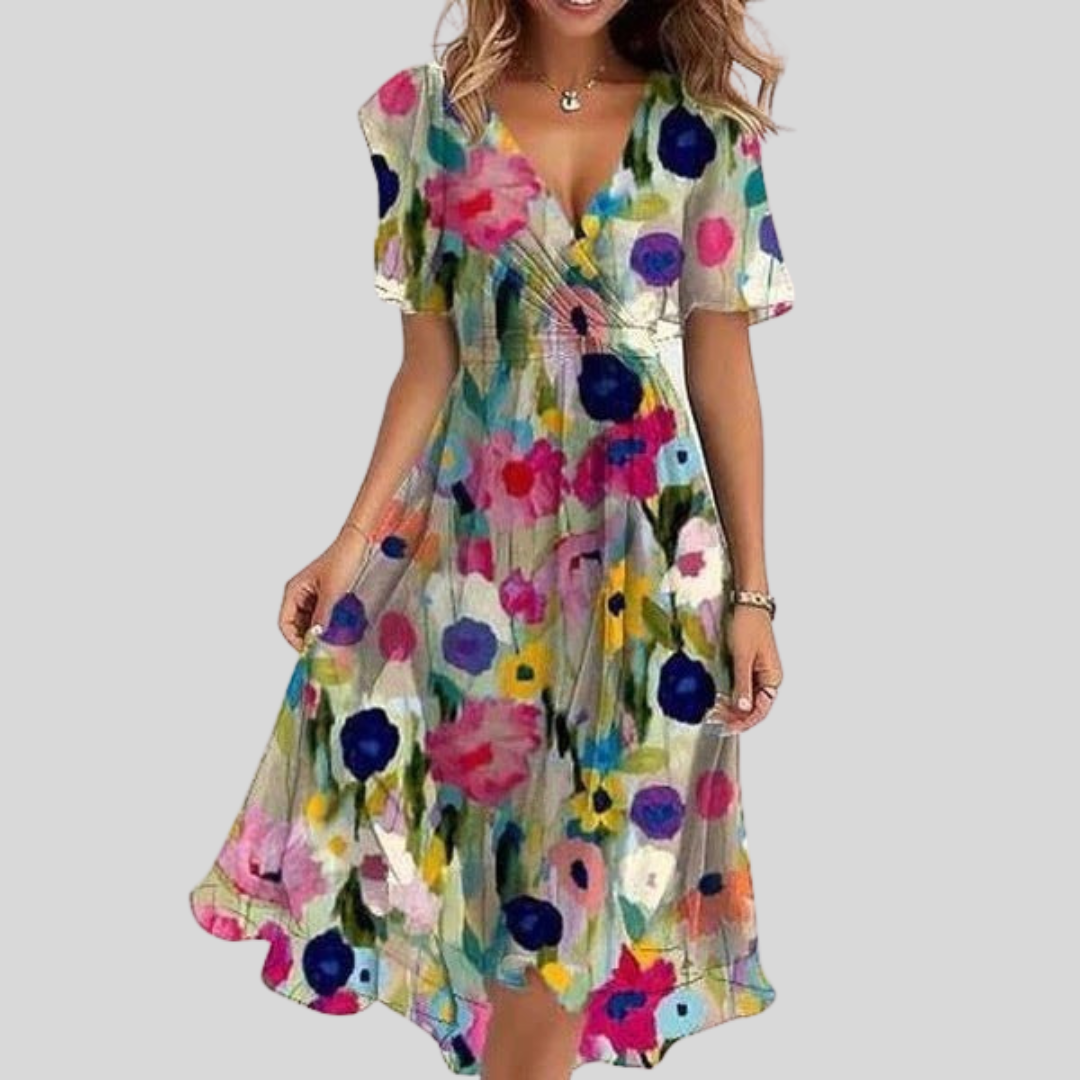 Naomie – Vestido de verano elegante para señora