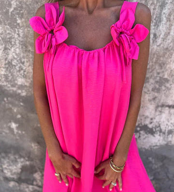 Stacey™ - Vestido floral con escote en U