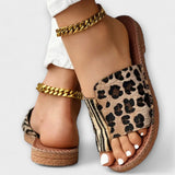 Tareyja | Sandalias de leopardo bicolores