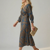 Valentina™ | Vestido midi cruzado