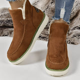 Ashlee - Botas de Inverno Quentes com Salto Anabela para Mulheres