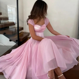 Ottilie | Vestido Midi de Tul con Escote Corazón para Mujeres
