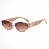 Delphine | Gafas de Sol Ovaladas con Detalle en Oro para Mujeres