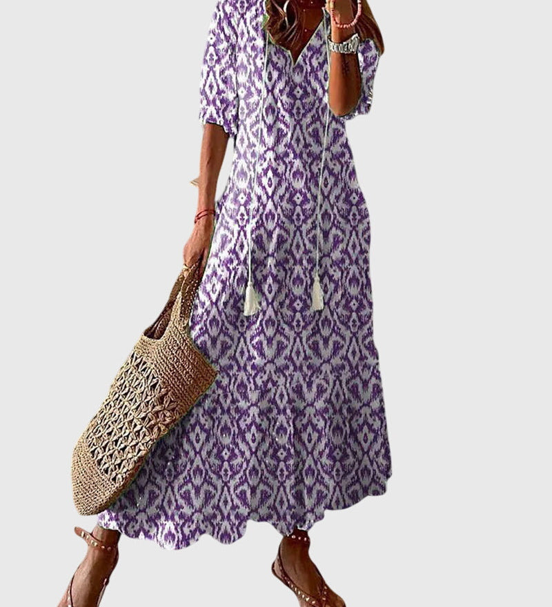 Amalia™ | Vestido de verano retro bohemio