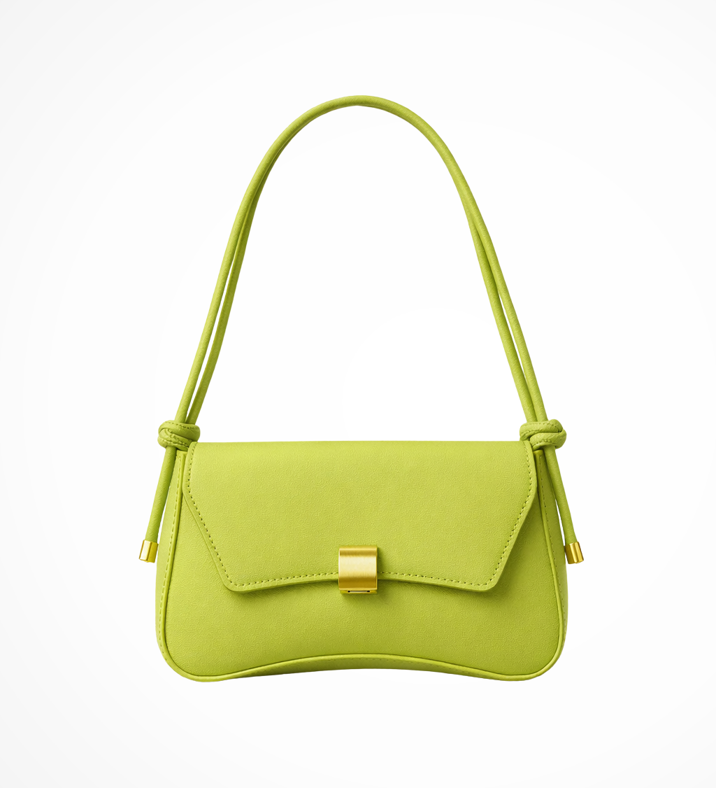 Maravelle | Bolso de Hombro Minimalista para Mujer con Cierre Dorado