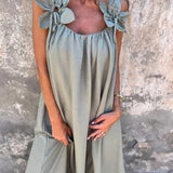 Stacey™ - Vestido floral con escote en U