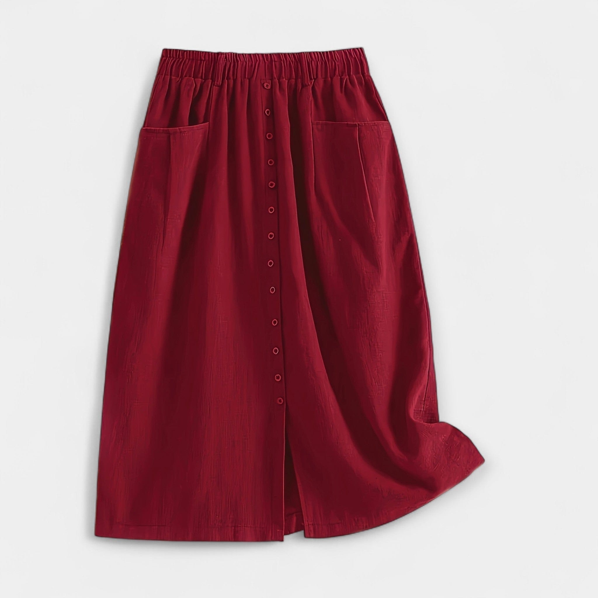 Marju | Falda Midi de Lino