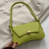 Maravelle | Bolso de Hombro Minimalista para Mujer con Cierre Dorado