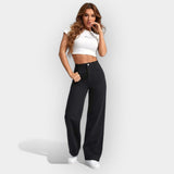 Celine | Jeans de cintura alta y pierna ancha