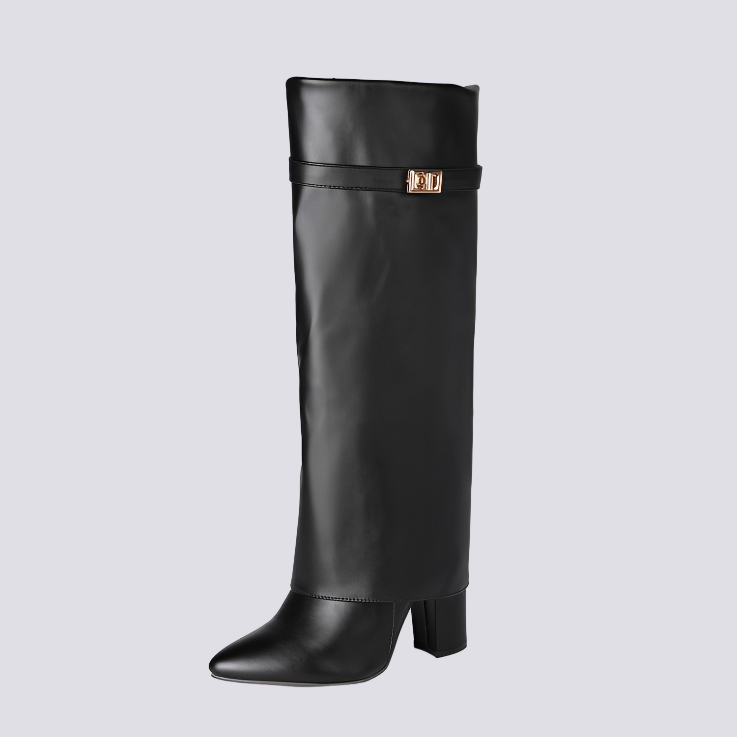 Jacqueline - Botas Estilosas com Salto Bloco