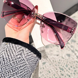 Cordelia | Gafas de Sol Gradientes Cat Eye Sin Montura para Mujeres
