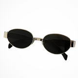 Clarabelle | Gafas de sol ovaladas de metal para mujeres