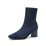 Elisha - Botas casuais quentes com salto para mulheres