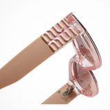 Delphine | Gafas de Sol Ovaladas con Detalle en Oro para Mujeres