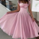 Ottilie | Vestido Midi de Tul con Escote en Forma de Corazón para Mujer