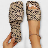 Elisabete | Mocasines con estampado de leopardo