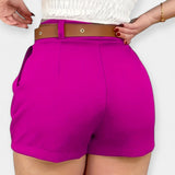 Jana | Pantalones Cortos con Cintura Alta