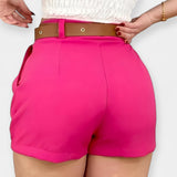 Jana | Pantalones Cortos con Cintura Alta